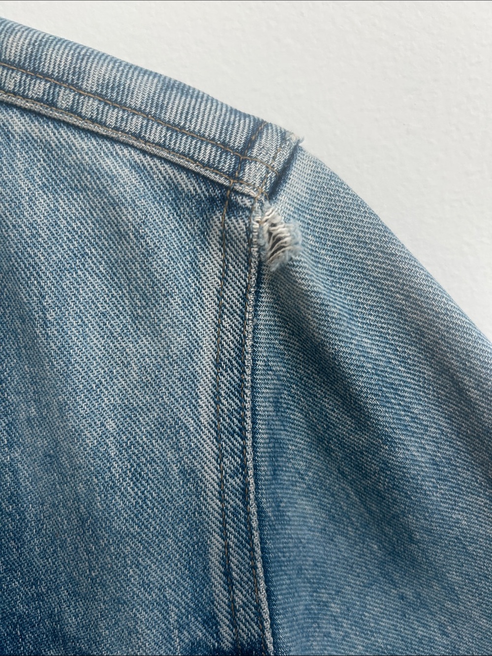 Distressed Jean Jacket - Picture 3 of 5